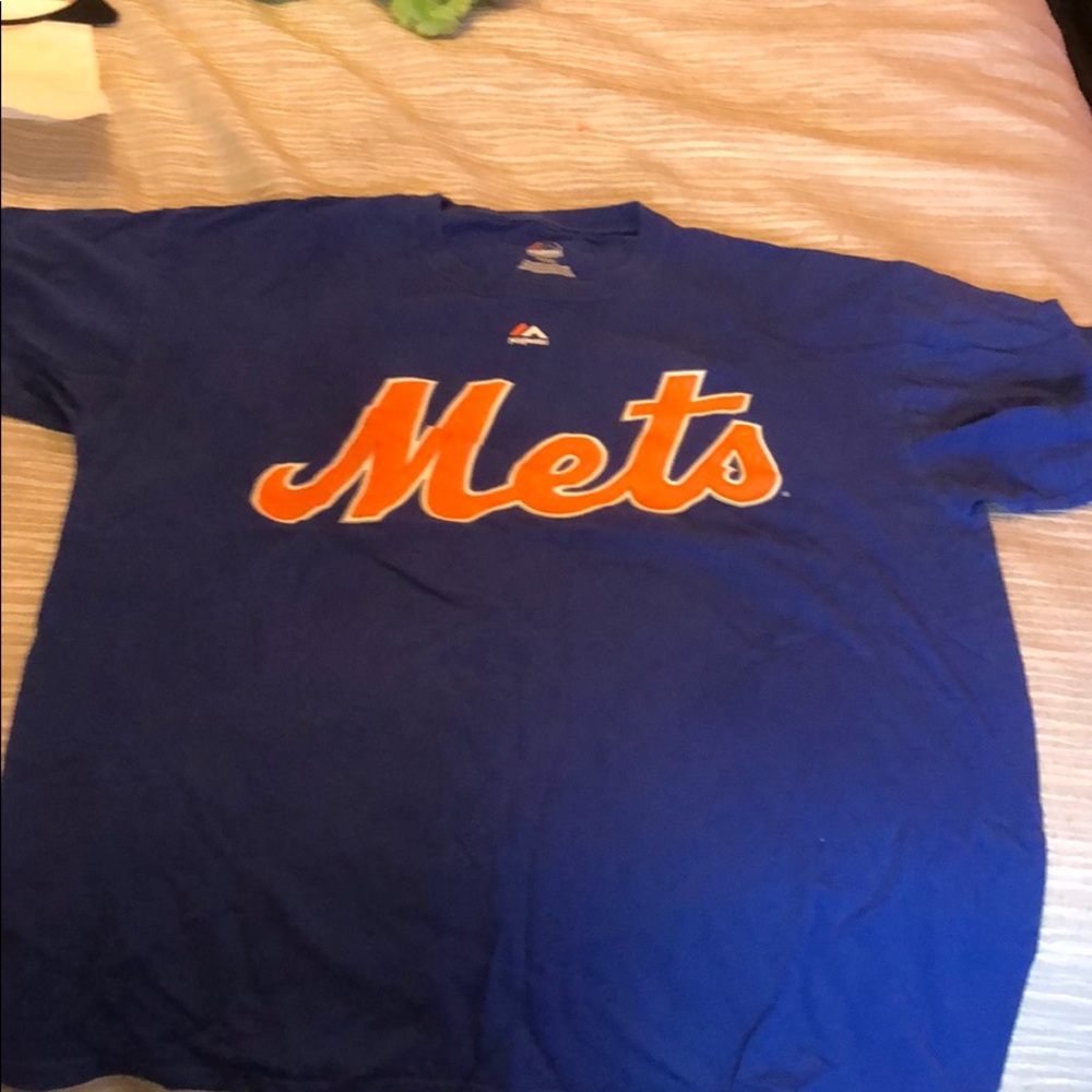 Mets Harvey #33 Blue Tshirt